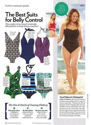 Illustration for article titled Glamour Tries Not To Make A Big Deal Of Its Plus-Size Model